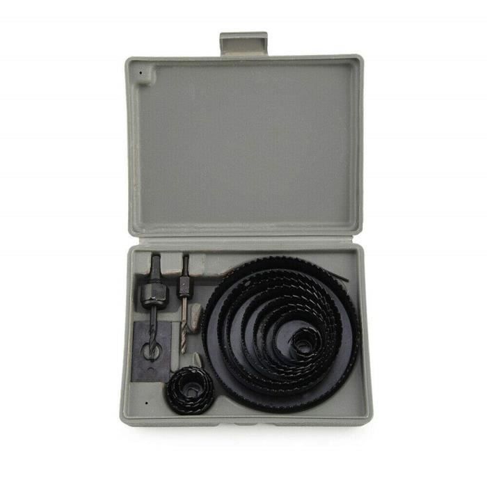Kit de coupe en métal, forets ronds, 13 pièces, scie cloche durable