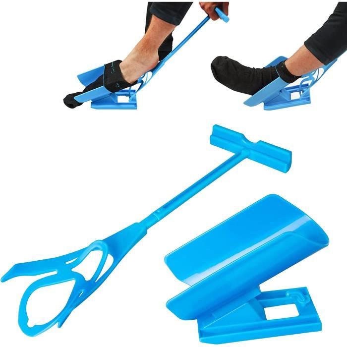 Aide Enfile Chaussettes I Pour les Chaussettes, Bas de Contention, Collants  I Idéal pour les personnes âgées, femme enceintes