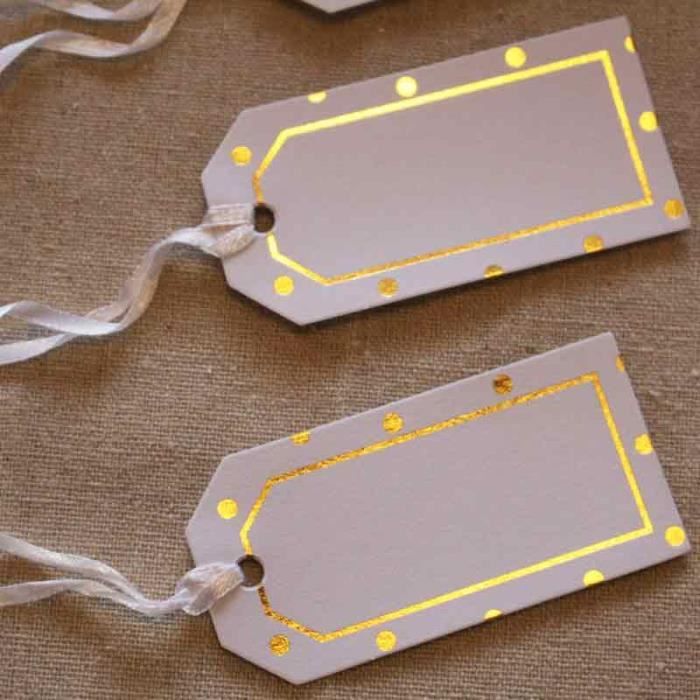 10 Étiquettes Ourson Blanc Pour Baptême | Marque-place 4.5x5cm | Décoration Dragées