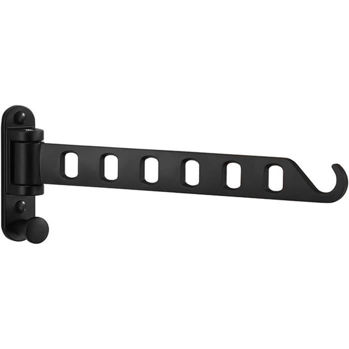 Cintre Mural Télescopique Et Pliable - Portable, Charge Max 5 Kg, Facile à Installer - 2