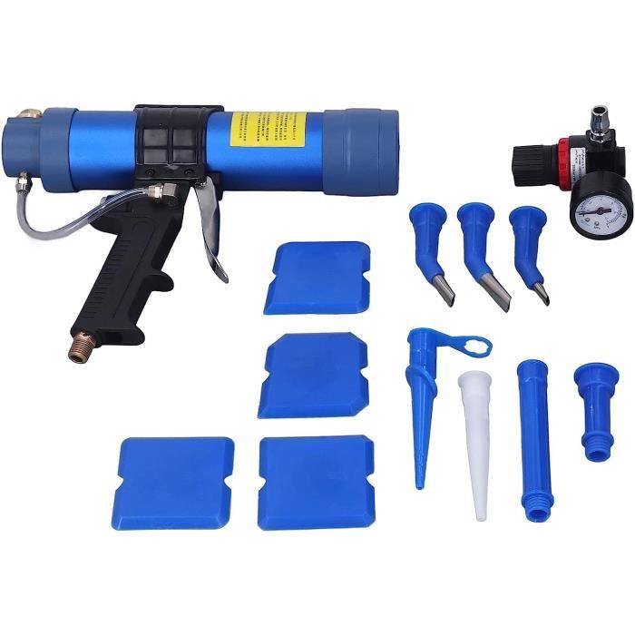 Pistolet à Calfeutrer Pneumatique Pistolet à Colle Pneumatique Professionnel Avec Regulateur De Pression Air 94983225