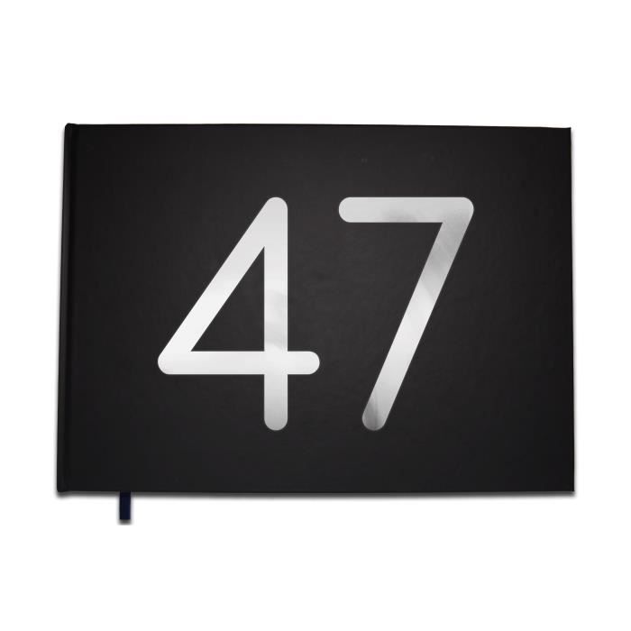 Livre D Or 47 Ans Anniversaire Mariage Retraite Lettres Chromees 100 Pages Qualite Premium Uttscheid Couleur Noir C Achat Vente Livre D Or Livre D Or 47 Ans Cdiscount