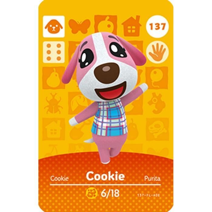 Amiibo Carte Serie 2 121 A 150 Carte De Croisement D Animaux Fonctionne Pour Le Jeu Ns Modele 137 Cookie Kuyqkpb Cdiscount Beaux Arts Et Loisirs Creatifs