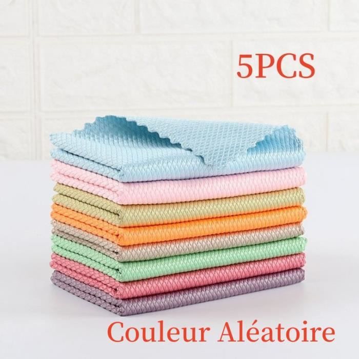 Lot De 10 Chiffons Microfibre Pour Lunettes - 14 Cm X 14 Cm Bleus - Neufs