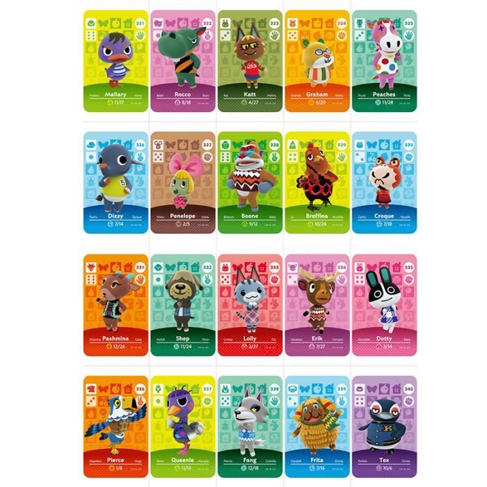 Cartes Amiibo Animal Crossing Série 1 (1 paquet) (6 cartes), Jeux