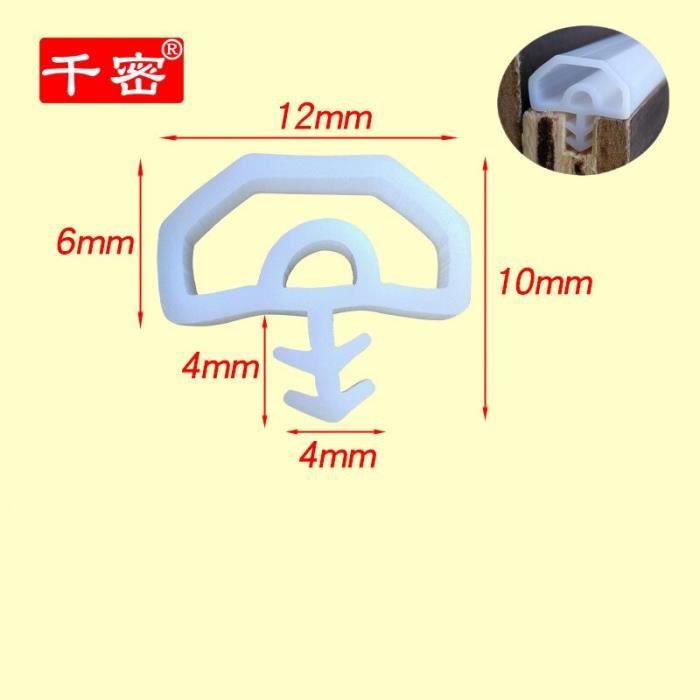 Bande D'étanchéité Silicone Zaplyte 6,5 Mm X 5 Mètres - Pour Montage Sur Fente - Neuf