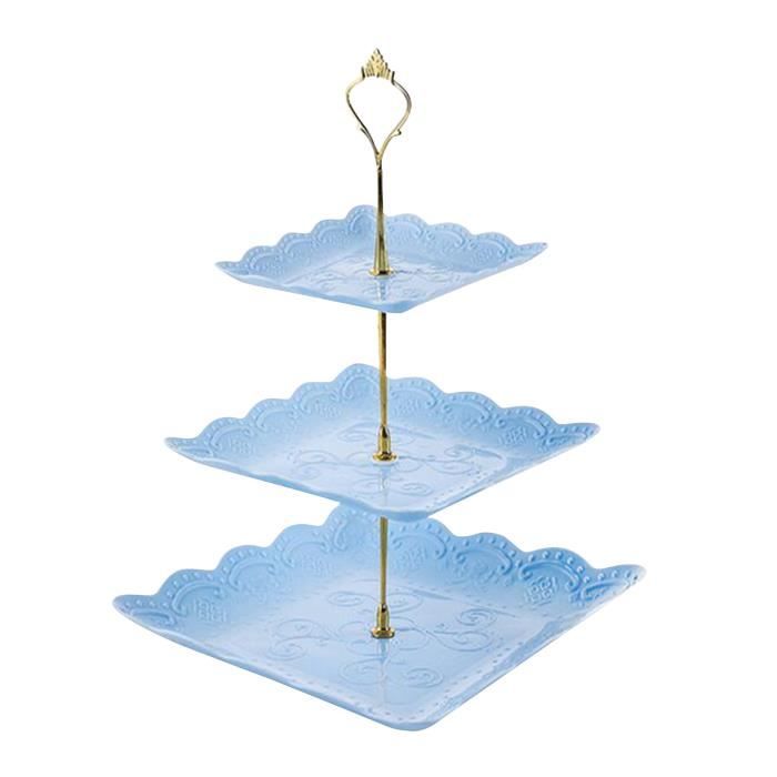 NUPTIO Support À Gâteau Bois À 2 Niveaux, Supports À Thé L'après-Midi NUPTIO Support À Gâteau Bois À 2 Niveaux, Supports À Thé L'après-Midi