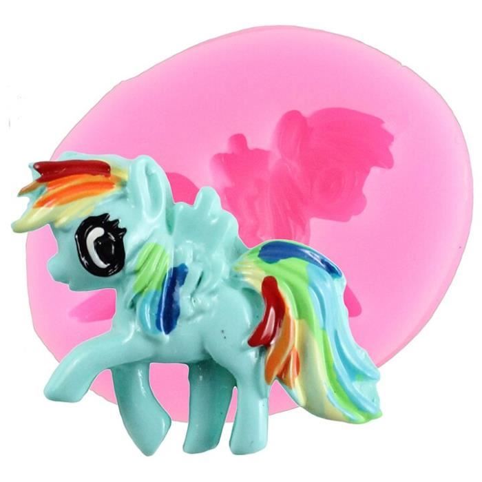 Moule Moules A Fondant En Silicone Licorne Outils De Decoration De Gateau D Anniversaire Bebe Dessin Anime Cheval Type Cb478 Cdiscount Maison