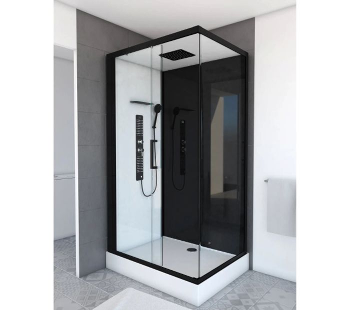 AURLANE cabine de douche pozzy 3 80x110x215cm