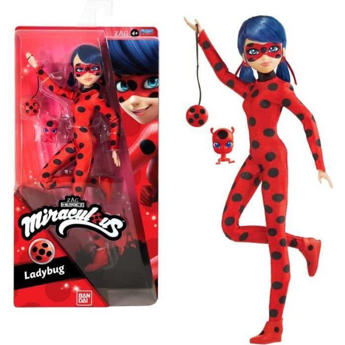 PoupÉe 26 cm- cat noir miraculous, poupees