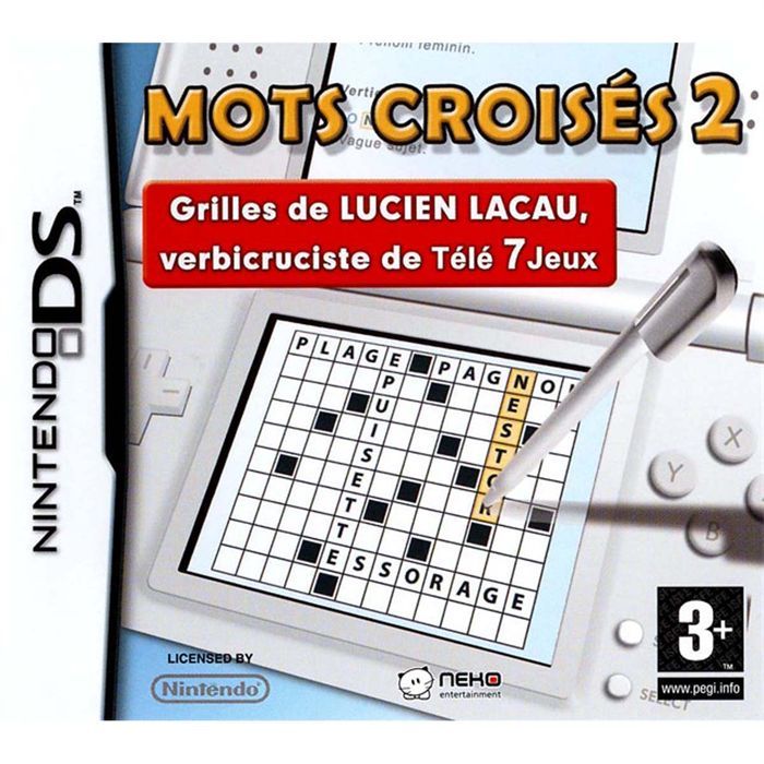 Bigben Mots Croisés 2 - Ds - Jeu De Puzzle - 560 Grilles - En Boîte