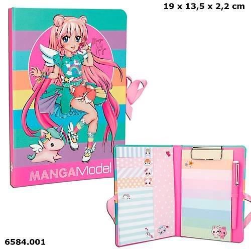 Manga Model Bloc Notes Fille Manga Licorne