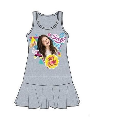 Robe soy luna disney grise 6 ans
