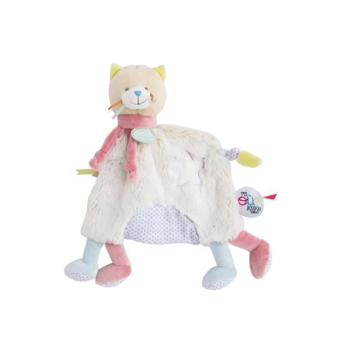 Peluche Doudou et Compagnie Papatte chat tatoo aille Unique