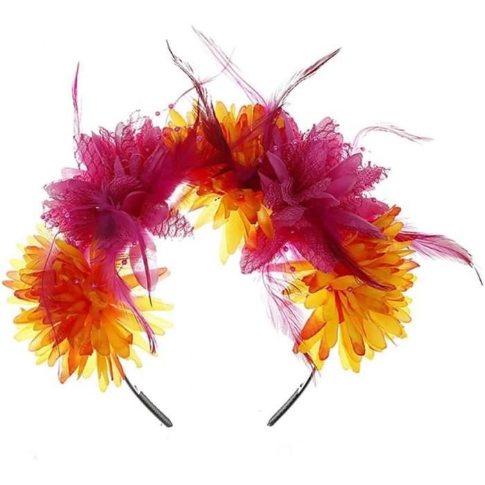 Fascinateur Chapeau Cocktail - Bandeau Clip Plumes Perles - Mariage Thé Party - Accessoire Cheveux Femme - Style Rétro élégant - 6