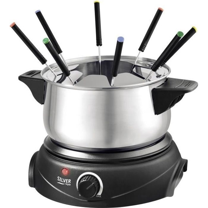 Silver Style 533 Appareil A Fondue Electrique Inox Achat Vente Fondue Electrique Cdiscount