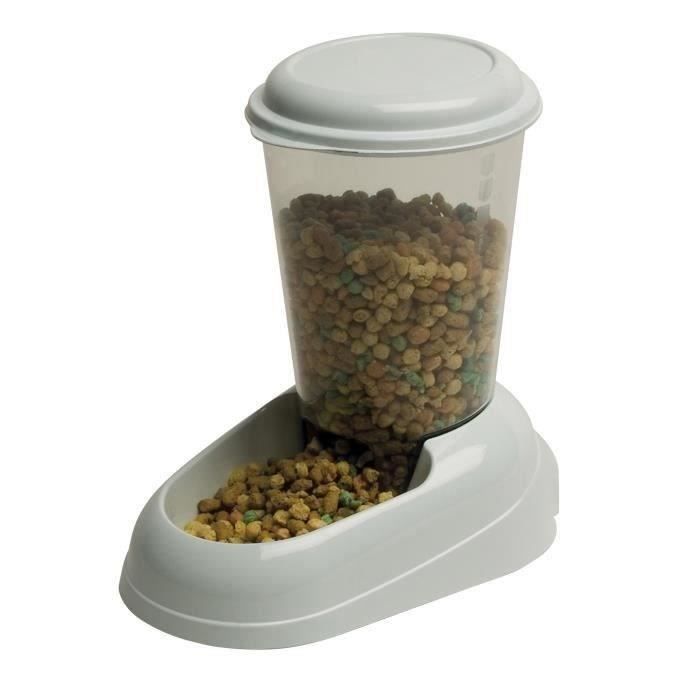 Distributeur de croquettes pour chien ZENITH - Plastique - 3L - FERPLAST 