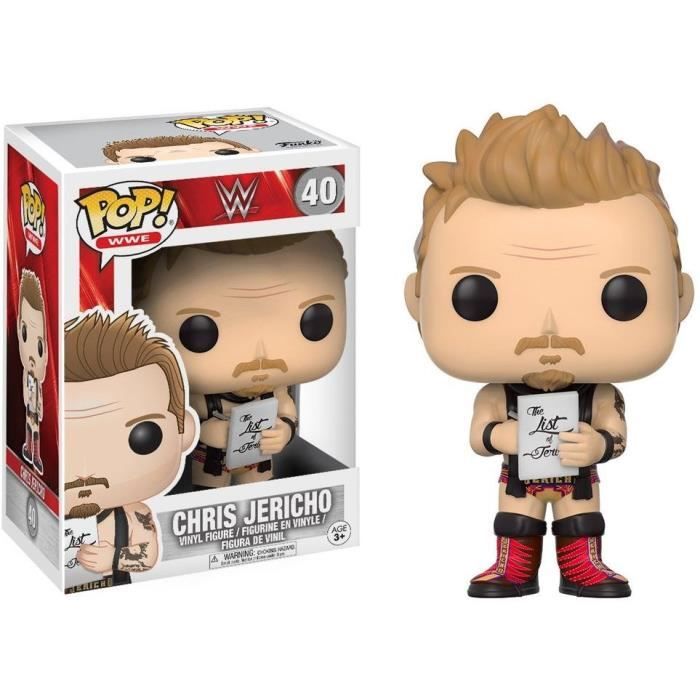 Figurine Funko Pop! WWE: Chris Jericho - Cdiscount Jeux vidéo