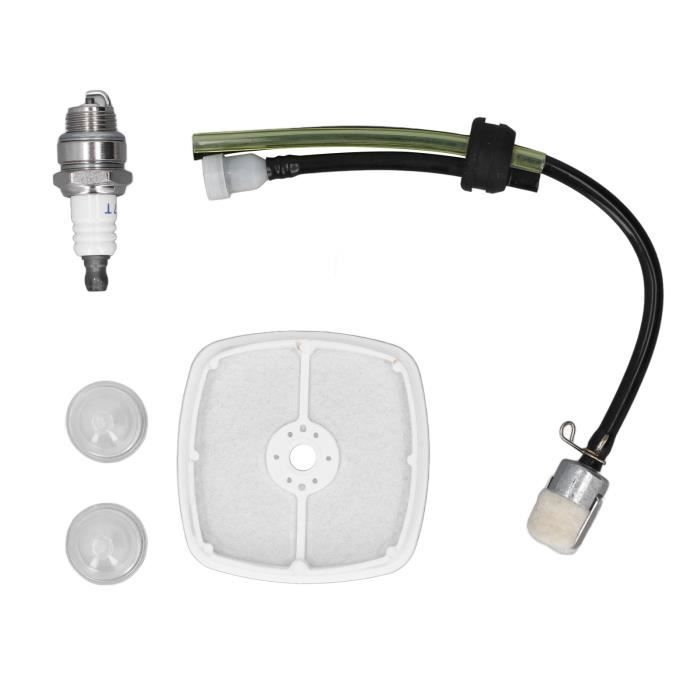 Kit D’entretien Tronçonneuse 3 Pièces - Filtre à Air, Filtre à Carburant, Bougie BPMR7A - Compatible McCulloch 335 338 435 438 440