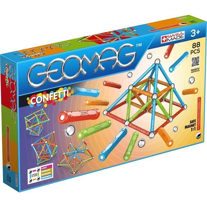 Blocs magnétiques GEOMAG GEO-353 Confetti 88 elements