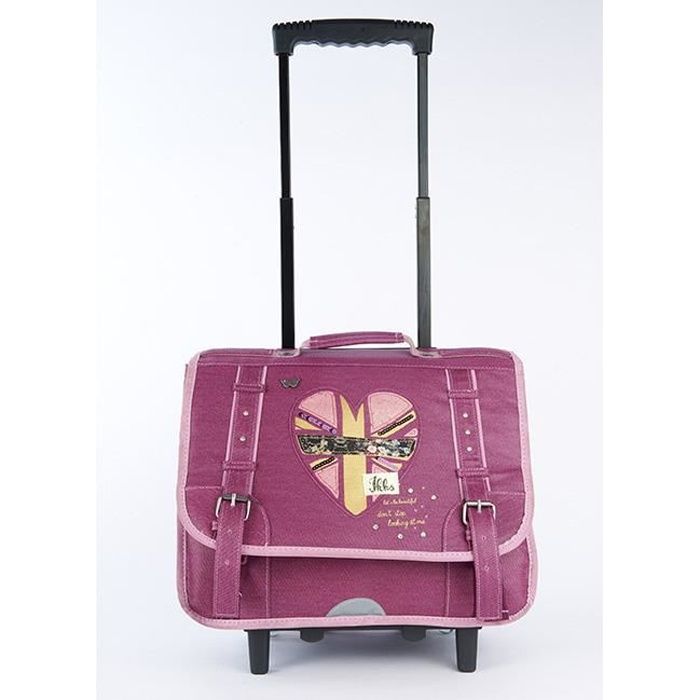 Trolley Cartable IKKS 41cm London Violet