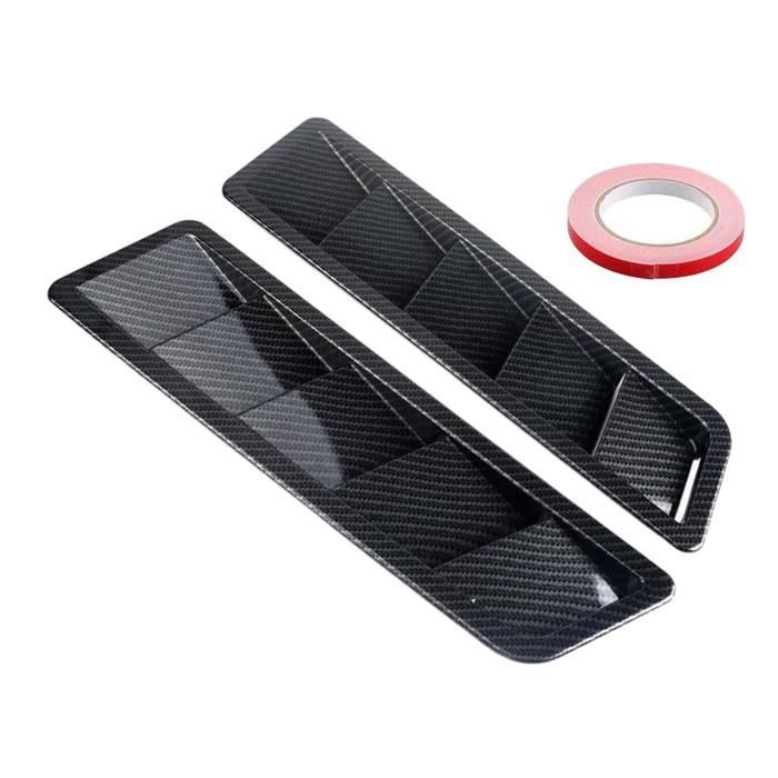 Kit d'écope d'évent de capot de voiture évents d'admission de flux d ...