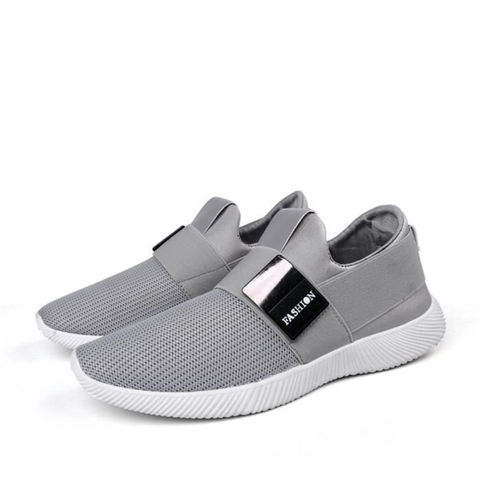 Chaussures Homme Haut qualité Léger Basket Homme Sneaker Homme Classique  Respirant Occasionnelles Ultra Confortable Taille 44 Gris - Cdiscount