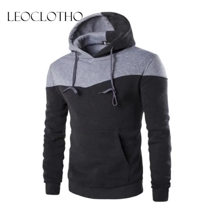 Pull à Capuche Monrow Supersoft Gris Bruyère Avec Poches Kangourou - Taille S Femme