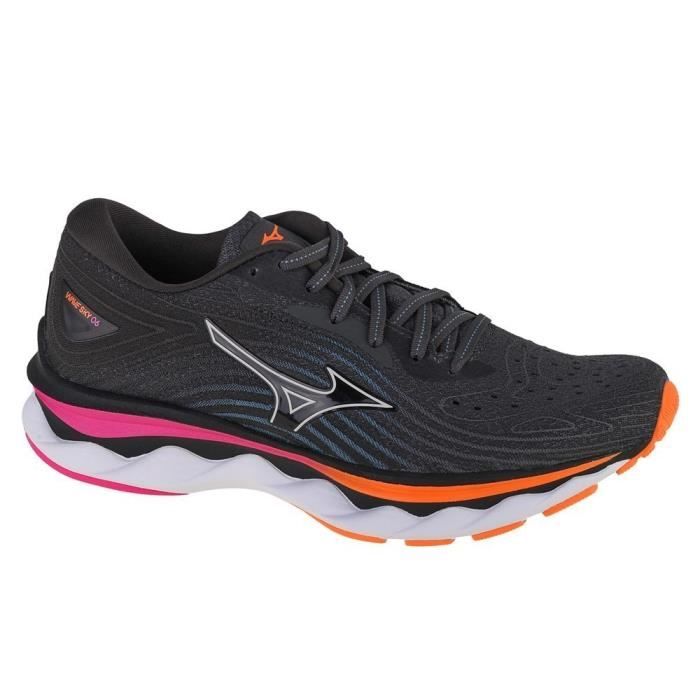Chaussures de volley-ball - MIZUNO - Wave Sky 6 - Semelle résistante et confortable - Noir