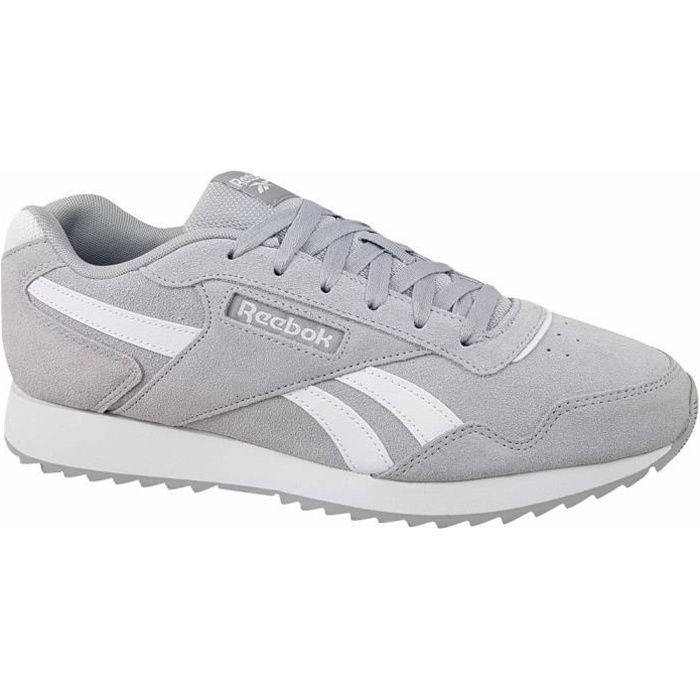 Chaussures de sport REEBOK Glide Ripple Gris Homme Adulte Lacets Plat Synthetique