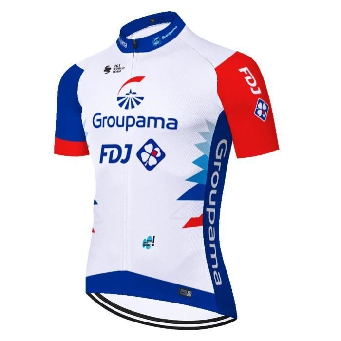 Maillot Cycliste FDJ Gitane 2001 – Sérigraphié Marc MADIOT – Taille L (occasion, Homme)