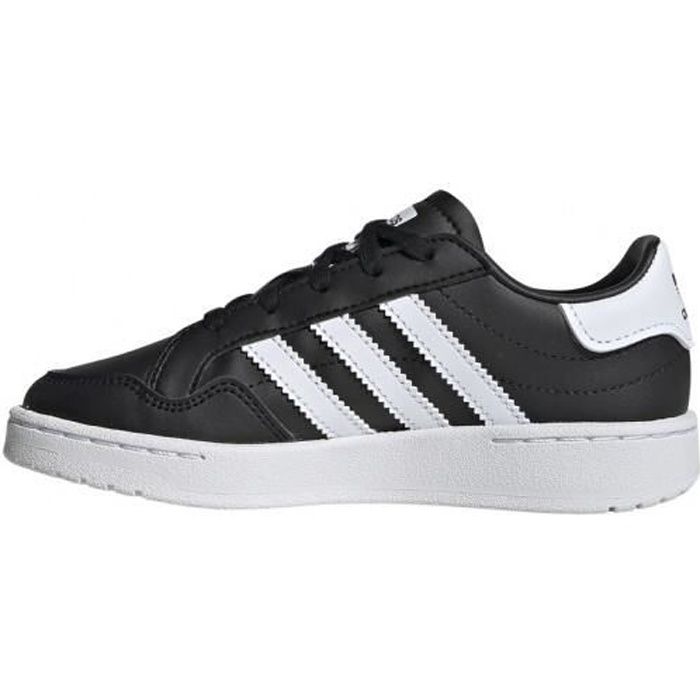 adidas Originals Basket adidas Originals TEAM COURT Cadet - Noir - Synthétique - Lacets