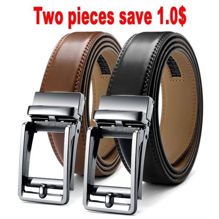 Hommes robe de ceinture en cuir véritable Exact Fit Automatique Boucle Cliquet Ceinture Hommes robe de ceinture en cuir véritable Exact Fit Automatique Boucle Cliquet Ceinture