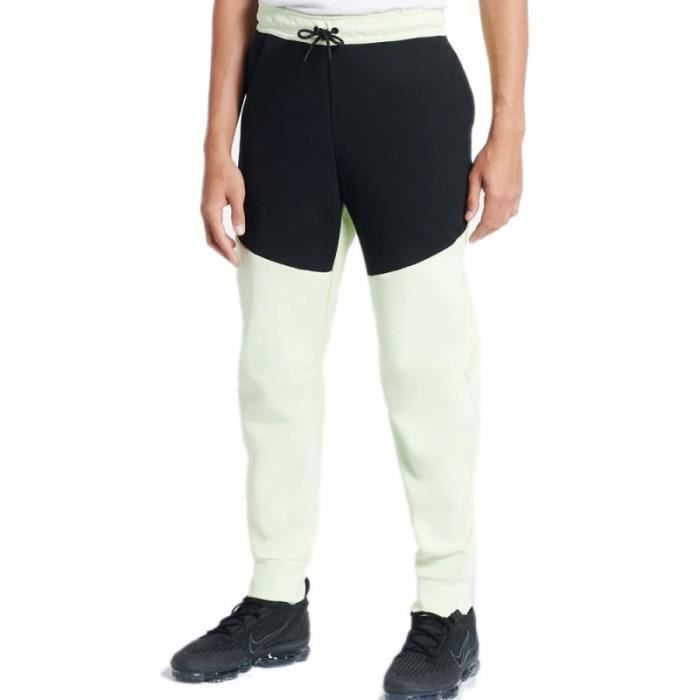 Pantalon de survetement Nike TECH FLEECE Vert Homme Multisport Coupe slim et respirant Vert Cdiscount Pret a Porter