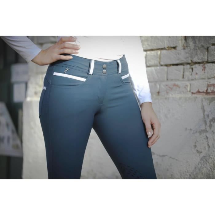 Pantalon équitation fond silicone femme grande taille Dalhia - Elt