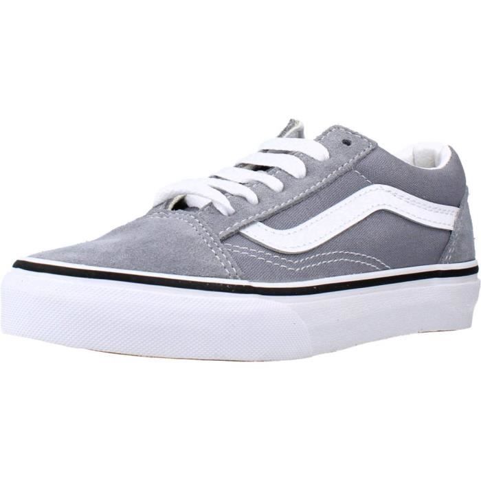 2024春の新作 Garçon - Gris - 134984 - VANS - Basket - Textile - Enfant テーブル・チェア・ハンモック
