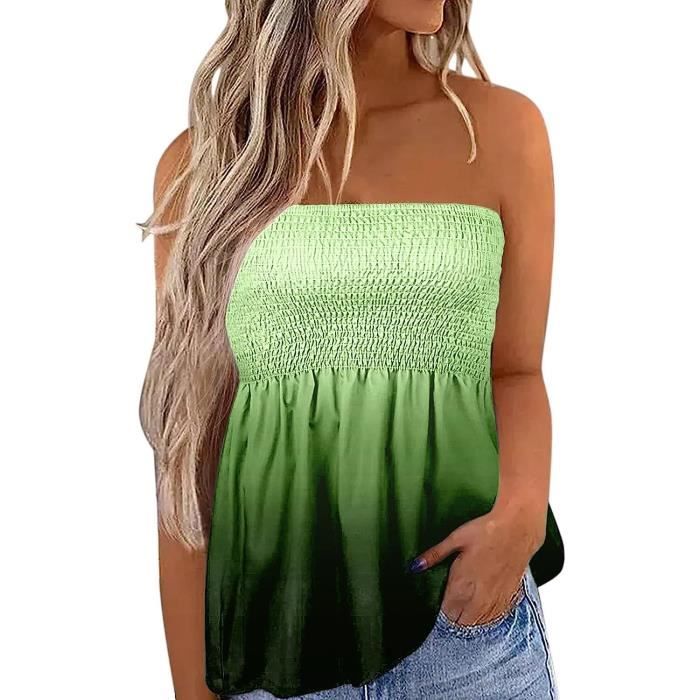 Bustier tube sans bretelle 2025