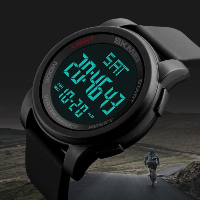 Ohp Montre Homme Digital Etanche Digital Noir Achat Vente Montre Cdiscount