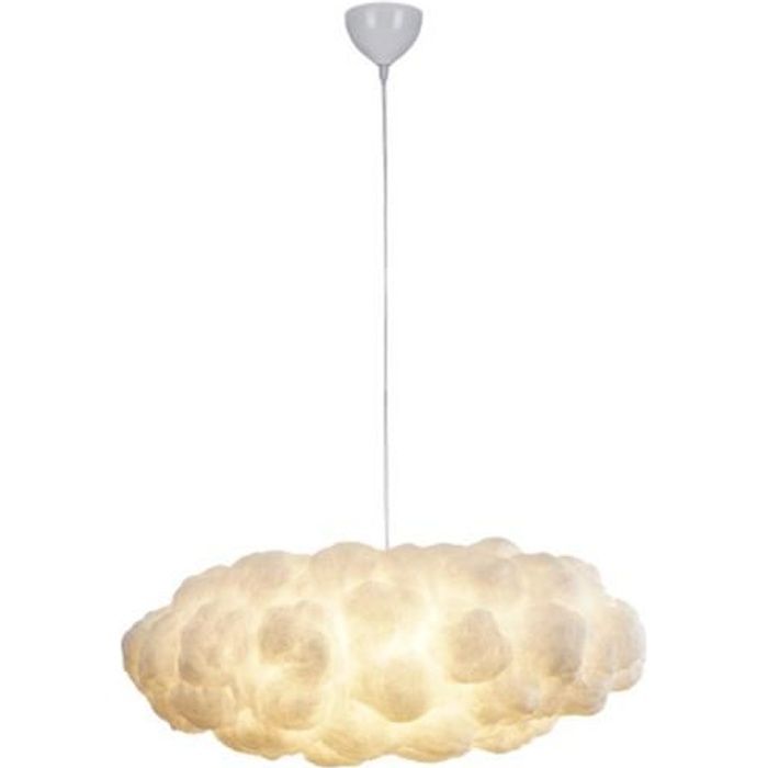 Lustre décoratif lampe nuage flottant (avec ampoule) - lumière chaude