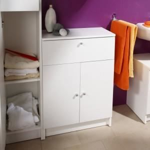 Meuble Bas 2 Portes Remix Blanc Paris Prix Achat Vente