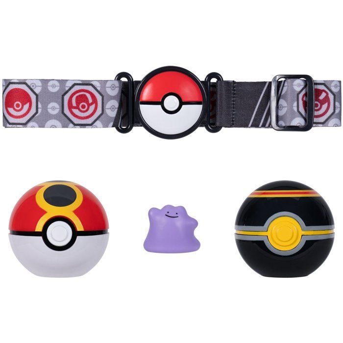 Ceinture Poké Ball POKEMON ClipN Go Métamorph 2 Poké Balls figurine incluse