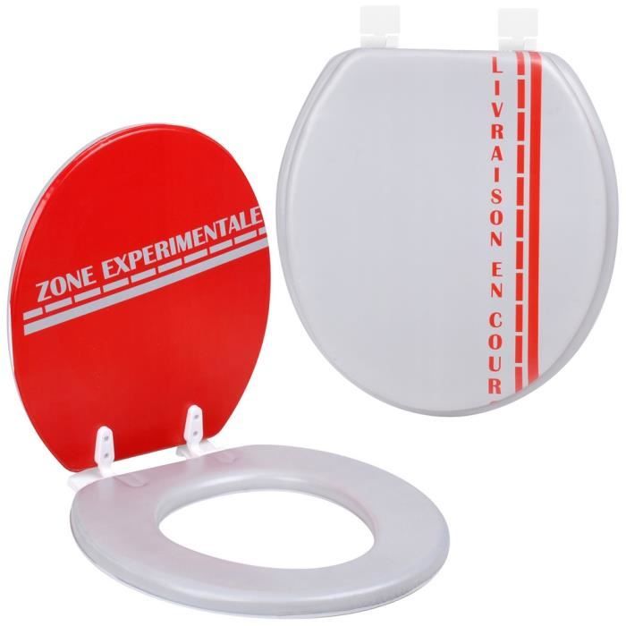 Abattant De Toilettes Design Humour Fun Zone Experimentale