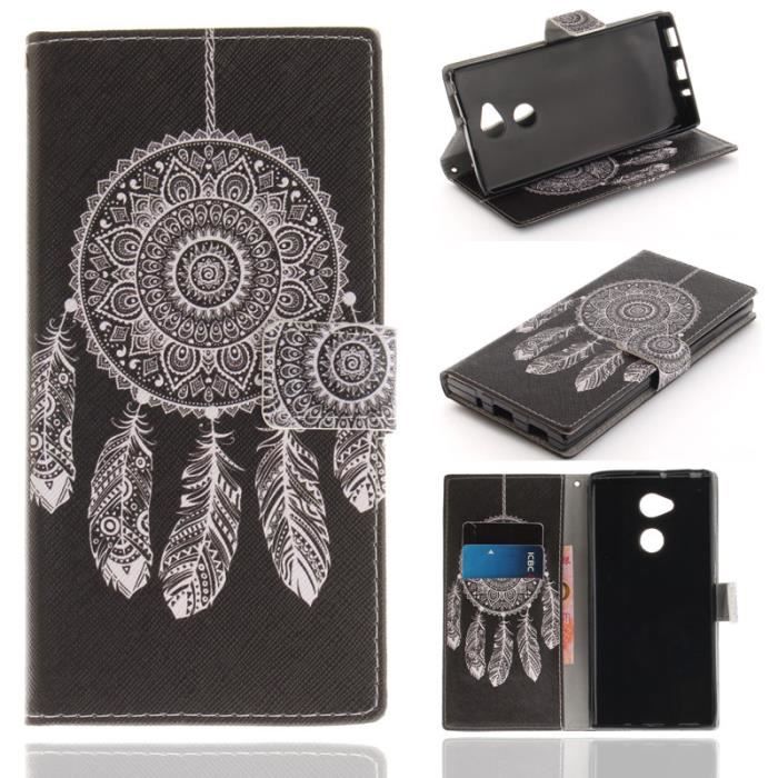 Coque Sony Xperia XA2 - Coque pour Sony Xperia XA2 - Housse de téléphone en Silicone Noir