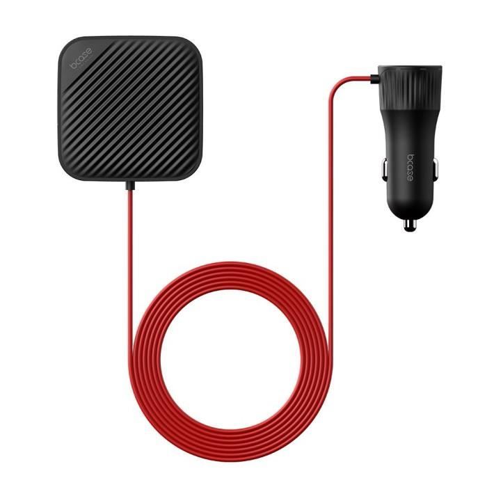 Zonster 4 Ports USB Voiture Double Chargeur Allume-Cigare pour T/él/éphone Portable Adaptateur Chargeur