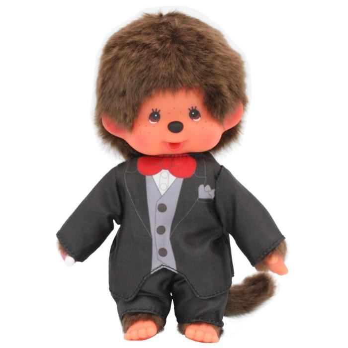 garçon jeune marié | 20 cm | kiki monchhichi poupée | en costume | mariage