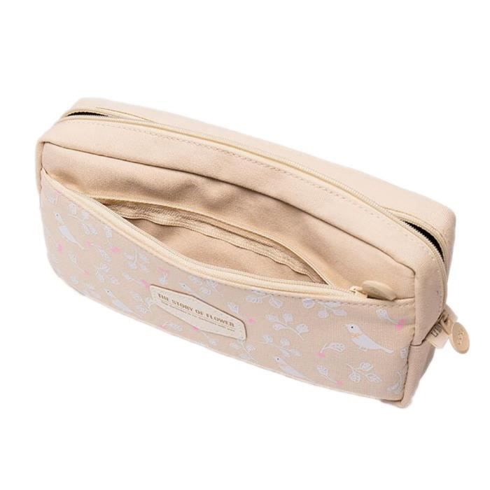 Trousse Grande Capacite Sac A Crayon Trousse Scolaire En Toile Pour Fille Ado Femme 37 Cdiscount Bagagerie Maroquinerie