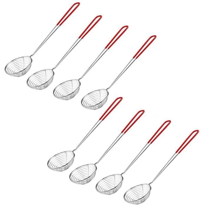 Casque à Mailles Fines Cuillère En Acier Inoxydable Skimmer