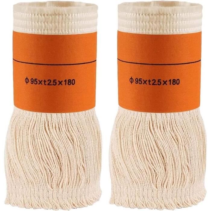 Bulevisiter Lot De 2 Mèches De Rechange En Fibre De Verre Et