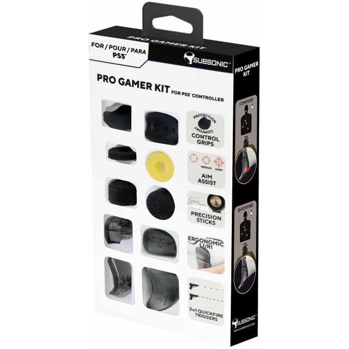 Pack d'accessoires e-sports pour manette PS5