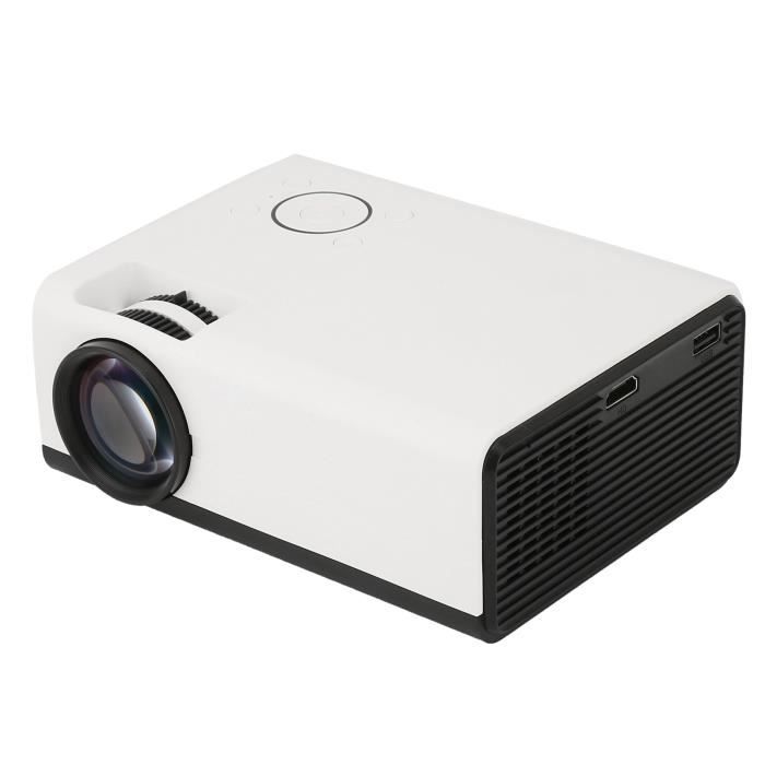 Projecteur portable Mini projecteur Full HD 1080P LED 2200LM, Flexible